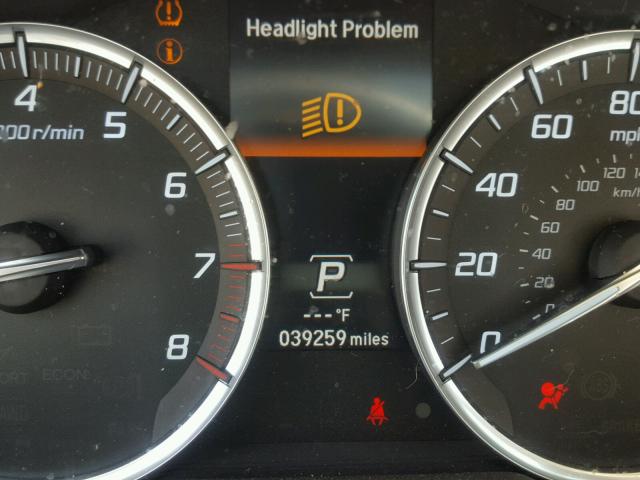 19UUB3F56FA009564 - 2015 ACURA TLX TECH WHITE photo 8