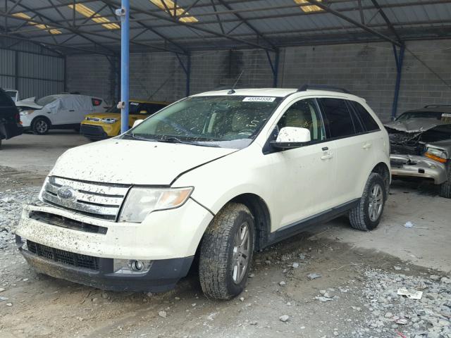 2FMDK38C88BA87793 - 2008 FORD EDGE SEL CREAM photo 2