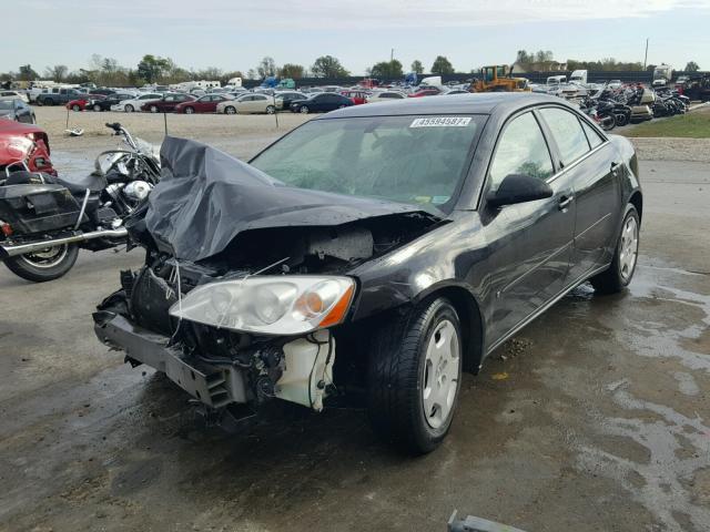 1G2ZF58B474107892 - 2007 PONTIAC G6 VALUE L BLACK photo 2