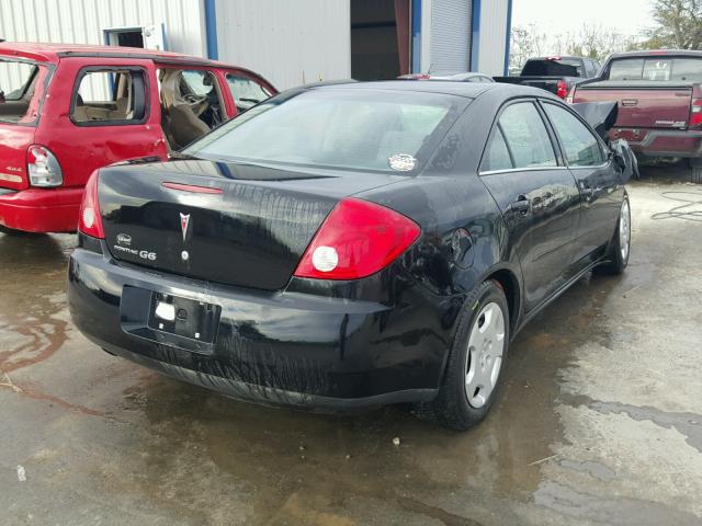 1G2ZF58B474107892 - 2007 PONTIAC G6 VALUE L BLACK photo 4