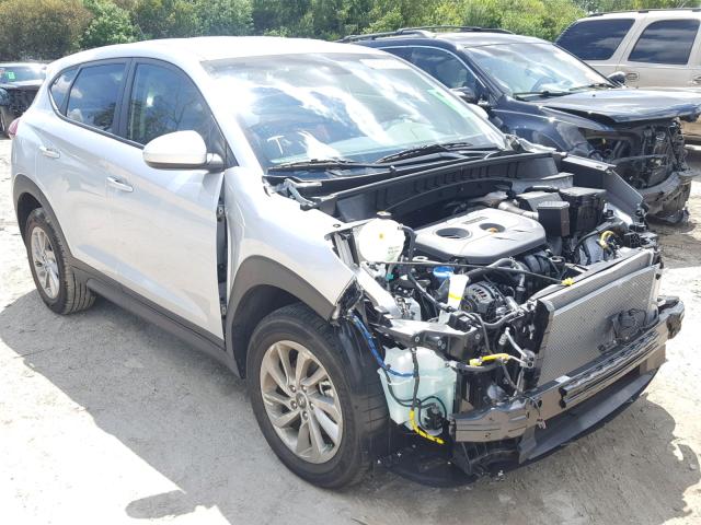 KM8J23A41JU649300 - 2018 HYUNDAI TUCSON SE SILVER photo 1