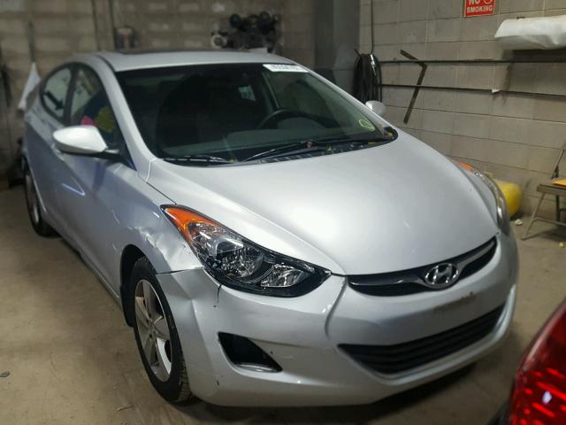 KMHDH4AE4CU401698 - 2012 HYUNDAI ELANTRA SILVER photo 1