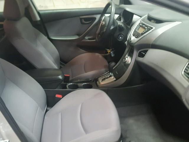 KMHDH4AE4CU401698 - 2012 HYUNDAI ELANTRA SILVER photo 5