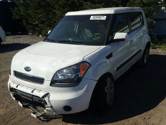 KNDJT2A22B7705206 - 2011 KIA SOUL + WHITE photo 2