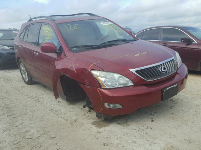 2T2GK31U79C060948 - 2009 LEXUS RX 350 MAROON photo 1