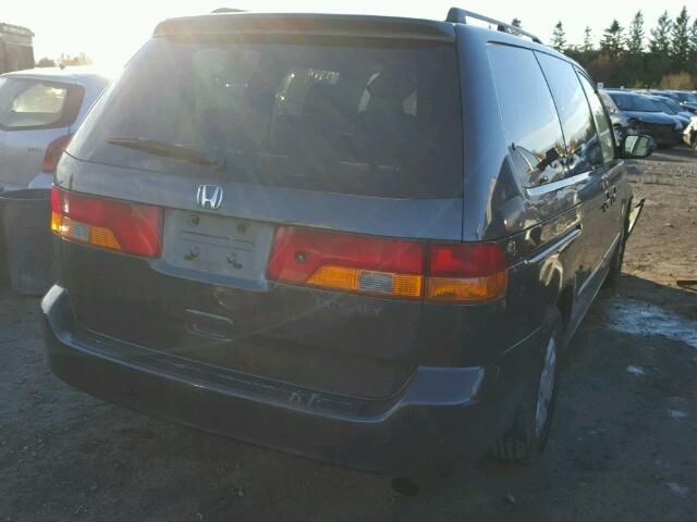 2HKRL18683H009761 - 2003 HONDA ODYSSEY EX GRAY photo 4