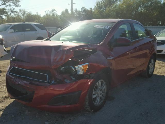 1G1JC5SH0G4182760 - 2016 CHEVROLET SONIC LT 勃艮第红 照片 2