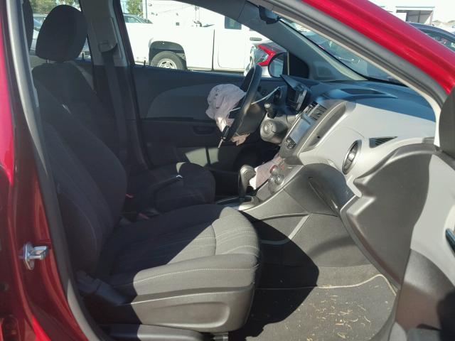 1G1JC5SH0G4182760 - 2016 CHEVROLET SONIC LT 勃艮第红 照片 5