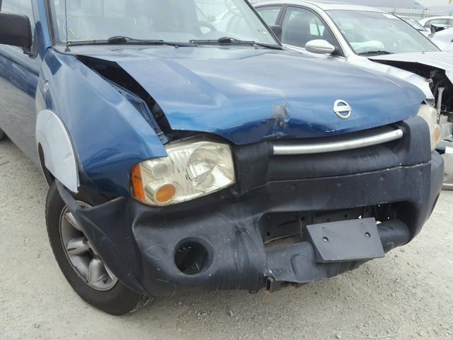 1N6DD26SX2C396432 - 2002 NISSAN FRONTIER K BLUE photo 9