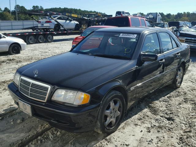 WDBHA29G3XA722500 - 1999 MERCEDES-BENZ C BLACK photo 2