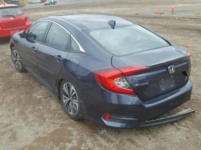 19XFC1F77HE018350 - 2017 HONDA CIVIC EXL 蓝色 照片 3