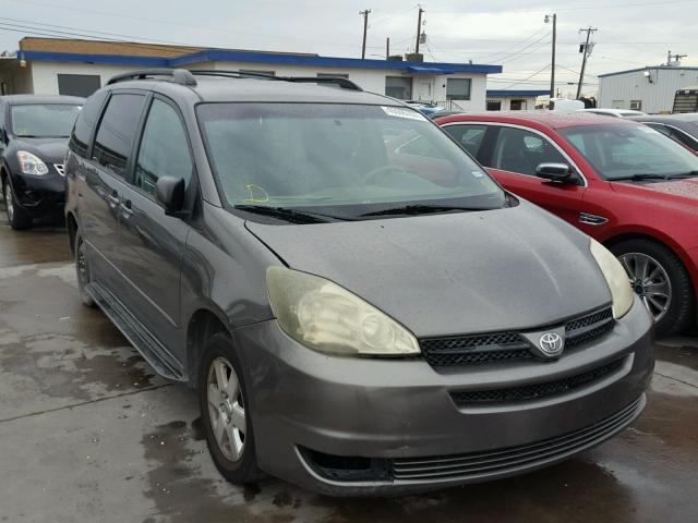 5TDZA23C34S113806 - 2004 TOYOTA SIENNA CE GRAY photo 1