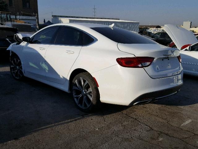 1C3CCCCG9FN593064 - 2015 CHRYSLER 200 C WHITE photo 3