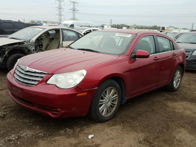 1C3LC56K68N210163 - 2008 CHRYSLER SEBRING TO RED photo 2