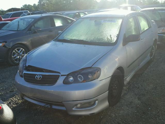 1NXBR32E56Z698515 - 2006 TOYOTA COROLLA SILVER photo 2