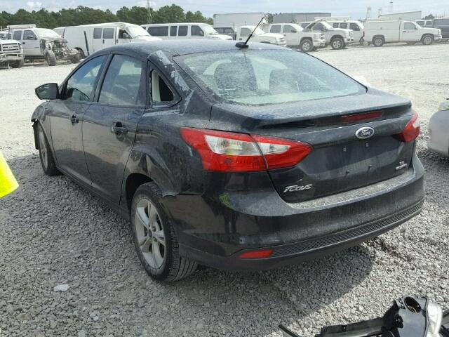 1FADP3F24EL406592 - 2014 FORD FOCUS SE BLACK photo 3