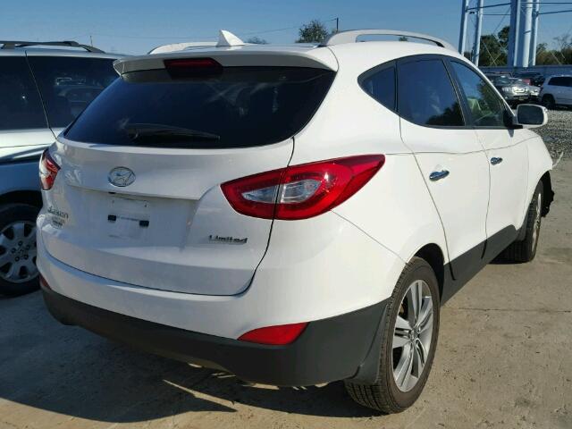 KM8JU3AG3FU089016 - 2015 HYUNDAI TUCSON WHITE photo 4