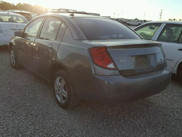 1G8AJ55F87Z169484 - 2007 SATURN ION LEVEL GRAY photo 3