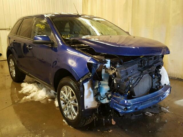 2FMDK4JC9EBB76011 - 2014 FORD EDGE Mavi fotoğraf 1