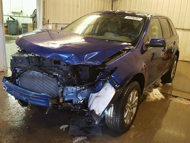 2FMDK4JC9EBB76011 - 2014 FORD EDGE Mavi fotoğraf 2