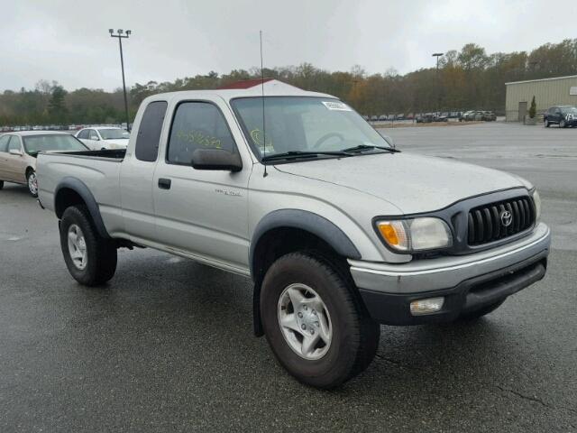 5TEWM72N11Z729142 - 2001 TOYOTA TACOMA XTR SILVER photo 1