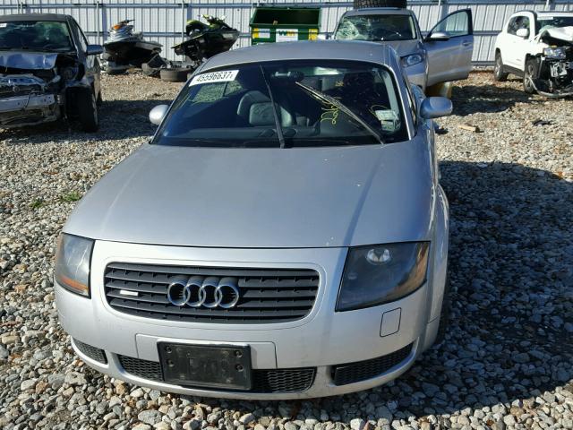 TRUWX28NX11022204 - 2001 AUDI TT QUATTRO GRAY photo 9