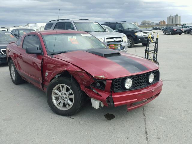 1ZVHT80N795104695 - 2009 FORD MUSTANG RED photo 1