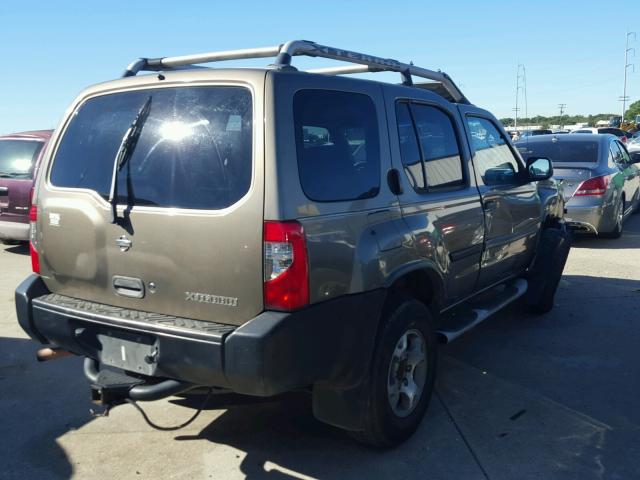 5N1ED28T11C566782 - 2001 NISSAN XTERRA GREEN photo 4