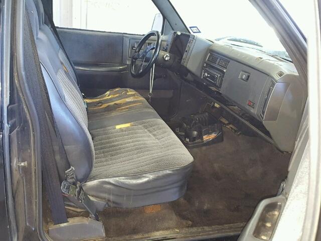 1GCCS14Z9N0132266 - 1992 CHEVROLET S TRUCK S1 BLACK photo 5