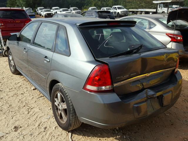 1G1ZT64815F338439 - 2005 CHEVROLET MALIBU MAX ნაცრისფერი ფოტო 3