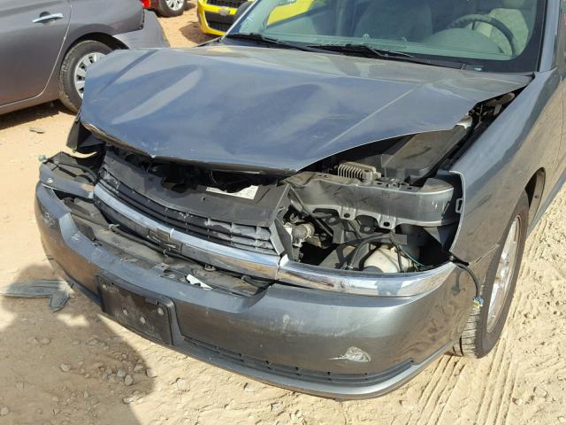 1G1ZT64815F338439 - 2005 CHEVROLET MALIBU MAX ნაცრისფერი ფოტო 9