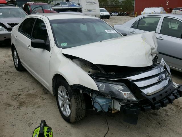 3FAHP0GA7CR215222 - 2012 FORD FUSION WHITE photo 1