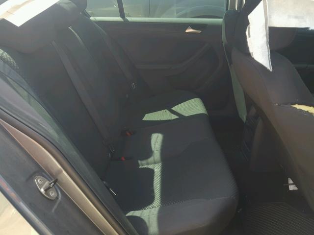 3VW2K7AJ8EM351744 - 2014 VOLKSWAGEN JETTA BASE GRAY photo 6