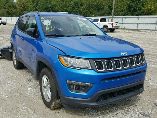 3C4NJCAB6JT211129 - 2018 JEEP COMPASS SP 蓝色 照片 1