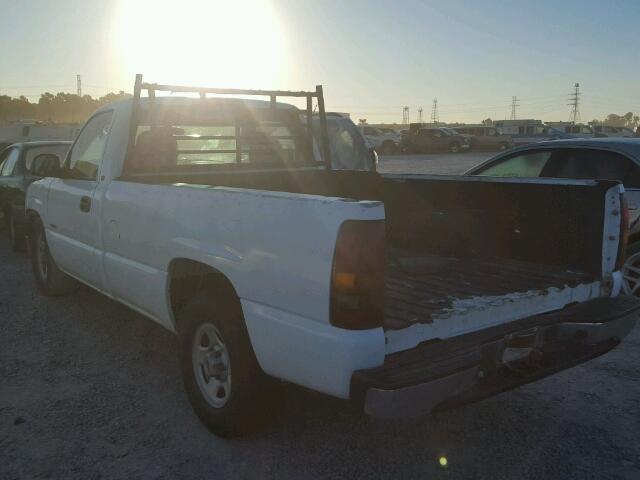 1GCEC14V82E135600 - 2002 CHEVROLET SILVERADO WHITE photo 3