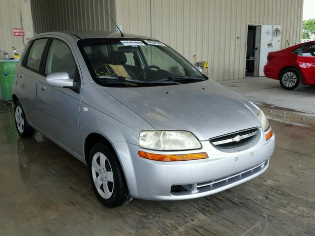 KL1TD66608B085042 - 2008 CHEVROLET AVEO BASE Szary zdjęcie 1