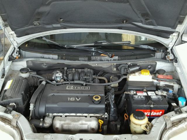 KL1TD66608B085042 - 2008 CHEVROLET AVEO BASE Szary zdjęcie 7