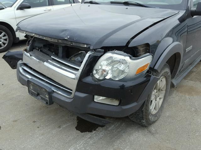 1FMEU73E66UB03480 - 2006 FORD EXPLORER X BLACK photo 10