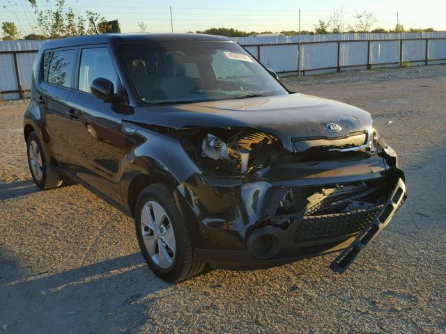 KNDJN2A25E7710429 - 2014 KIA SOUL BLACK photo 1