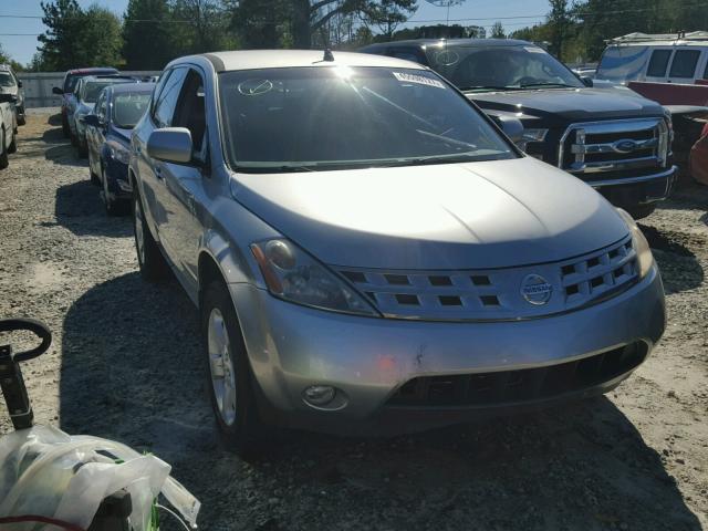 JN8AZ08T64W215852 - 2004 NISSAN MURANO SILVER photo 1