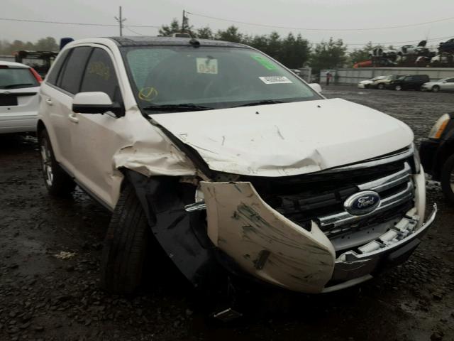 2FMDK4KC8DBB85473 - 2013 FORD EDGE LIMIT WHITE photo 1