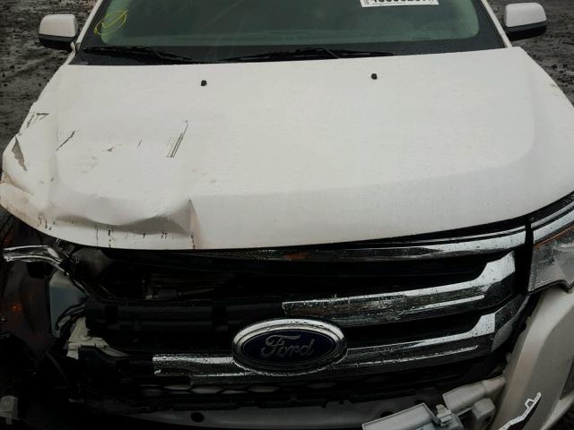 2FMDK4KC8DBB85473 - 2013 FORD EDGE LIMIT WHITE photo 6