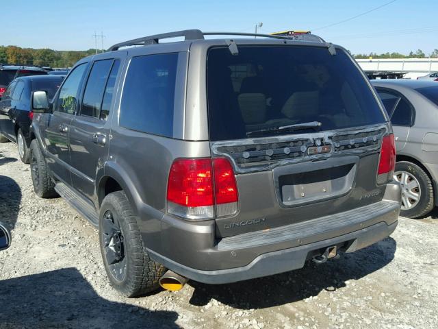 5LMEU68H83ZJ25683 - 2003 LINCOLN AVIATOR GRAY photo 3