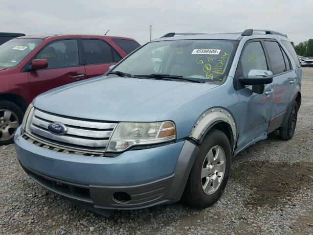 1FMDK02W28GA15742 - 2008 FORD TAURUS X S BLUE photo 2