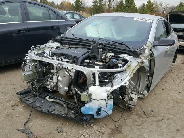 1G1ZB5ST7GF222752 - 2016 CHEVROLET MALIBU LS SILVER photo 2