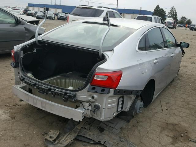 1G1ZB5ST7GF222752 - 2016 CHEVROLET MALIBU LS SILVER photo 4