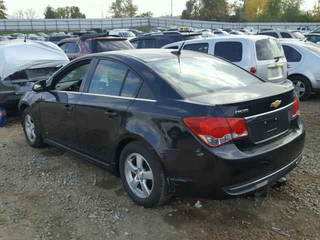 1G1PF5S97B7270299 - 2011 CHEVROLET CRUZE BLACK photo 3