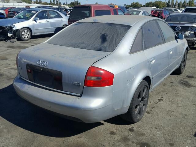 WAUBA24BXWN059157 - 1998 AUDI A6 2.8 QUA BLUE photo 4