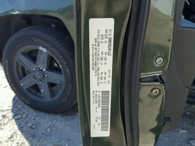 1J8FF47W38D538506 - 2008 JEEP COMPASS SP 绿色 照片 10