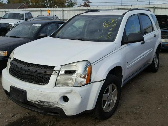 2CNDL13F796230083 - 2009 CHEVROLET EQUINOX LS WHITE photo 2